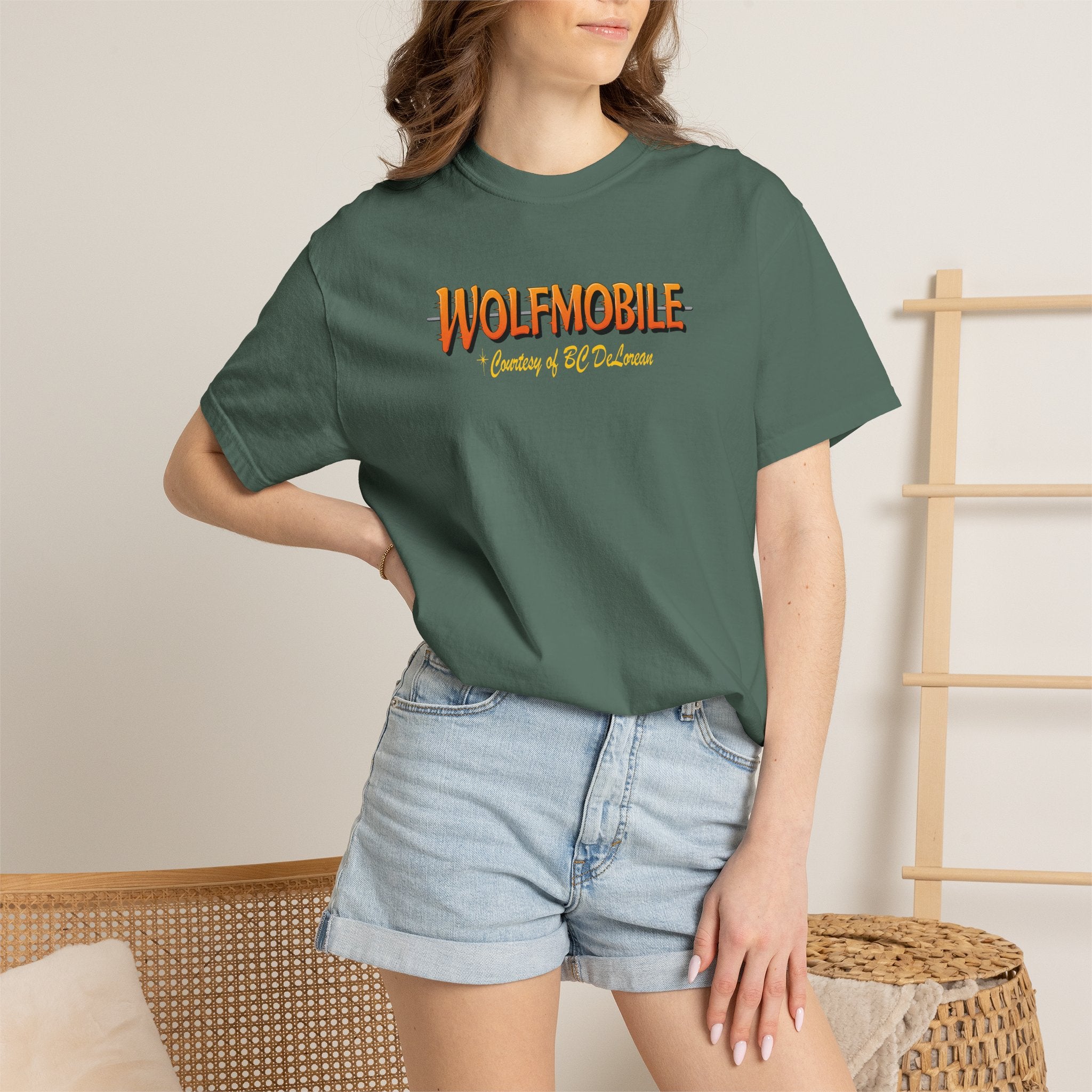 Wolfmobile Unisex Garment-Dyed T-shirt