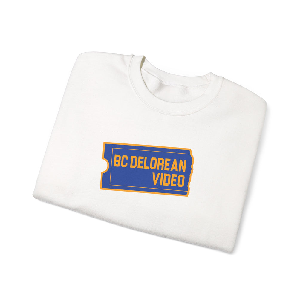 BC DeLorean Video - Unisex Heavy Blend™ Crewneck Sweatshirt