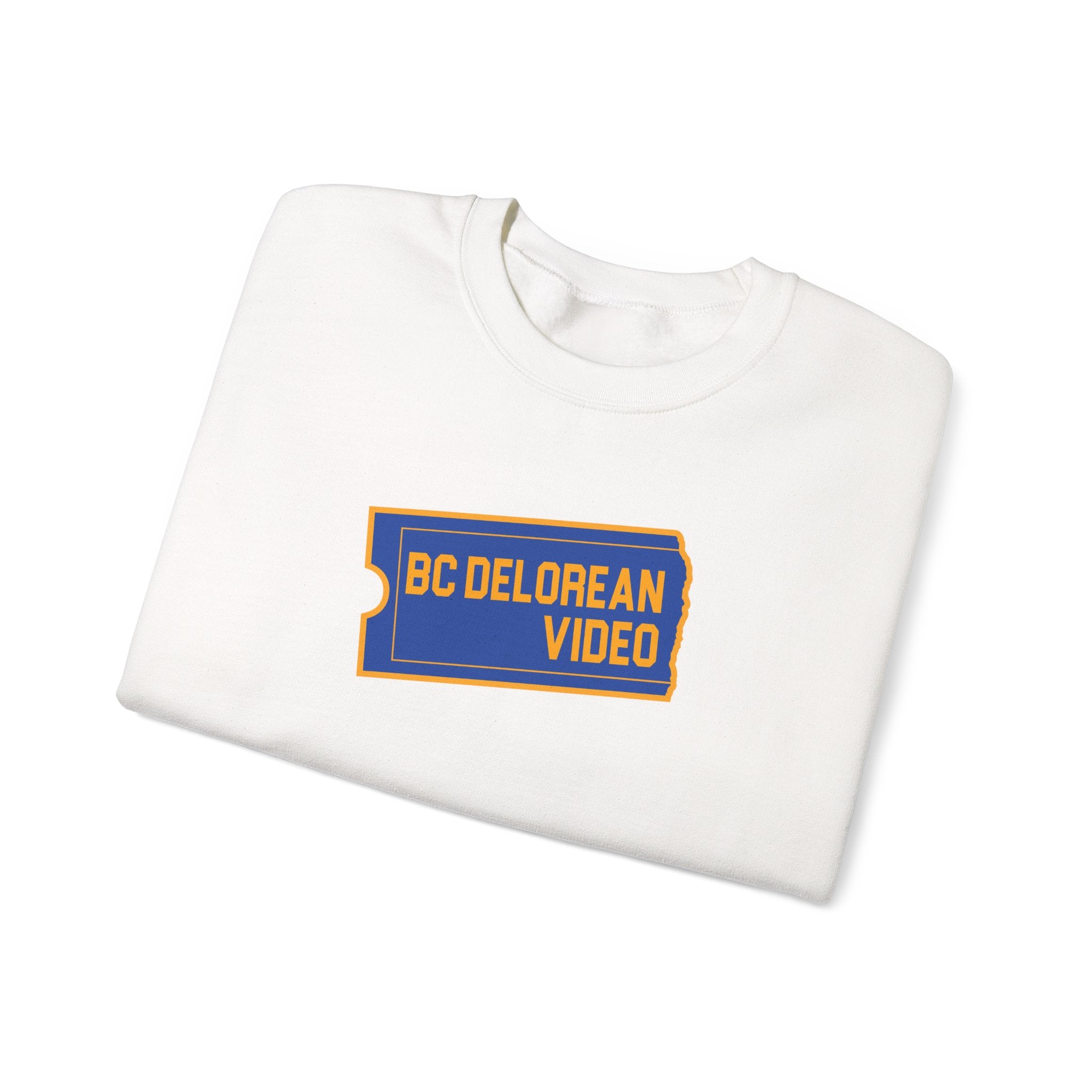 BC DeLorean Video - Unisex Heavy Blend™ Crewneck Sweatshirt
