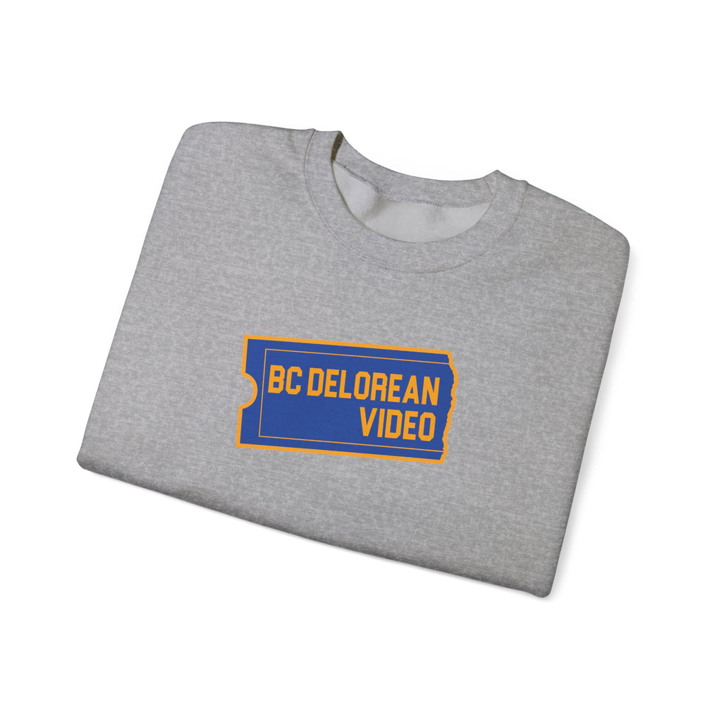 BC DeLorean Video - Unisex Heavy Blend™ Crewneck Sweatshirt