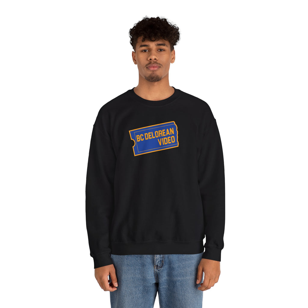 BC DeLorean Video - Unisex Heavy Blend™ Crewneck Sweatshirt
