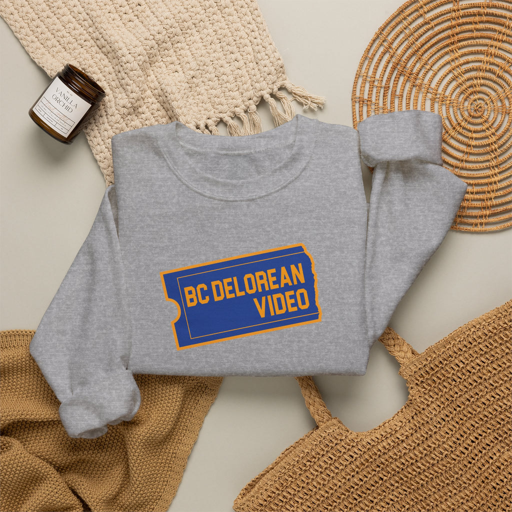 BC DeLorean Video - Unisex Heavy Blend™ Crewneck Sweatshirt