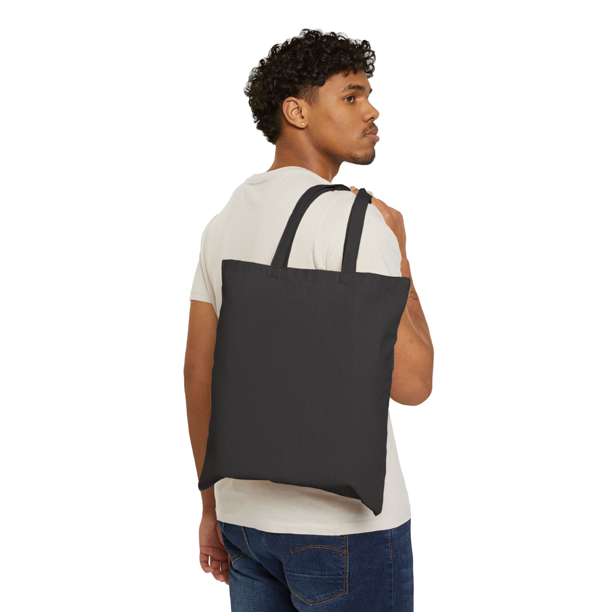 BC DeLorean Video Cotton Canvas Tote Bag