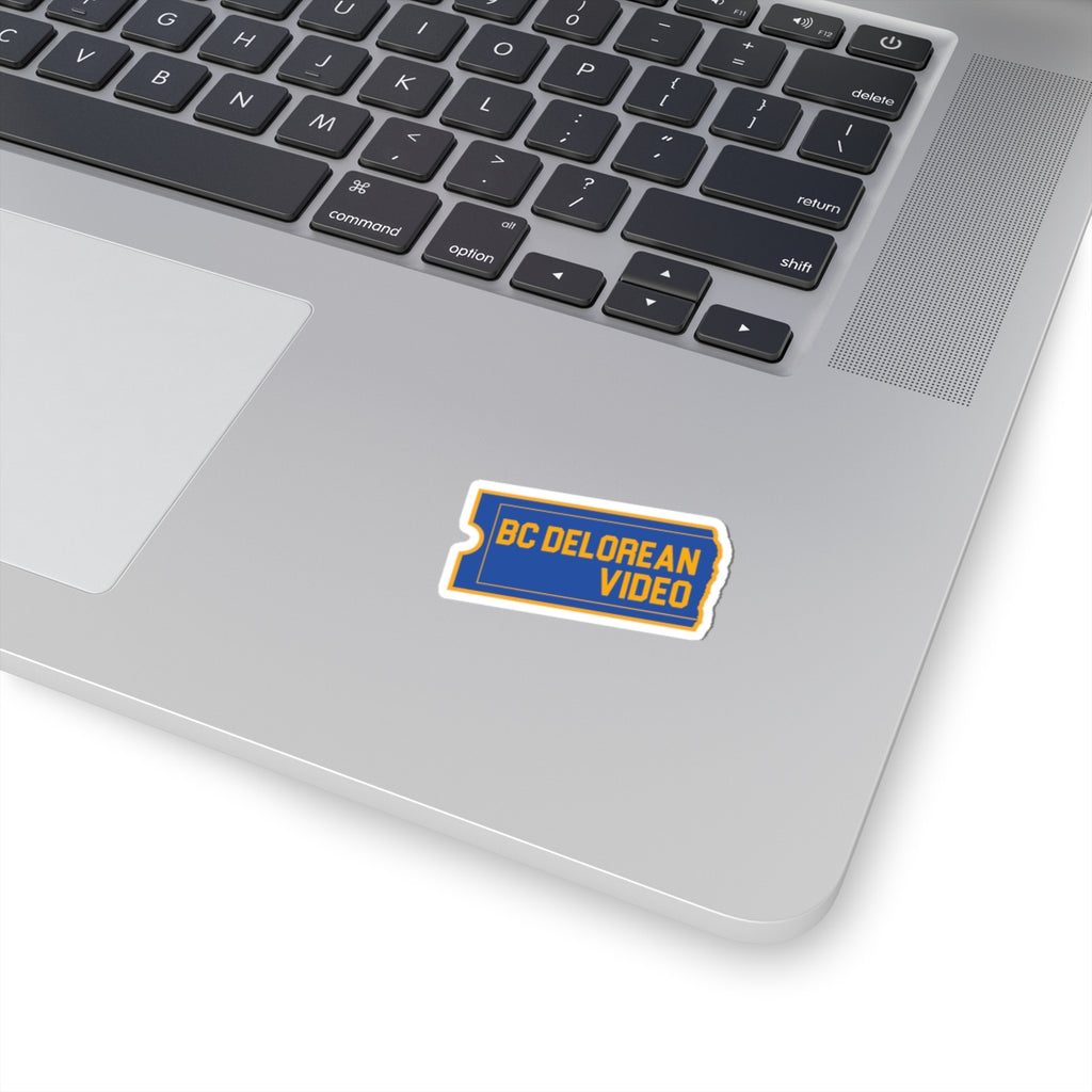 BC DeLorean Video - Kiss-Cut Stickers