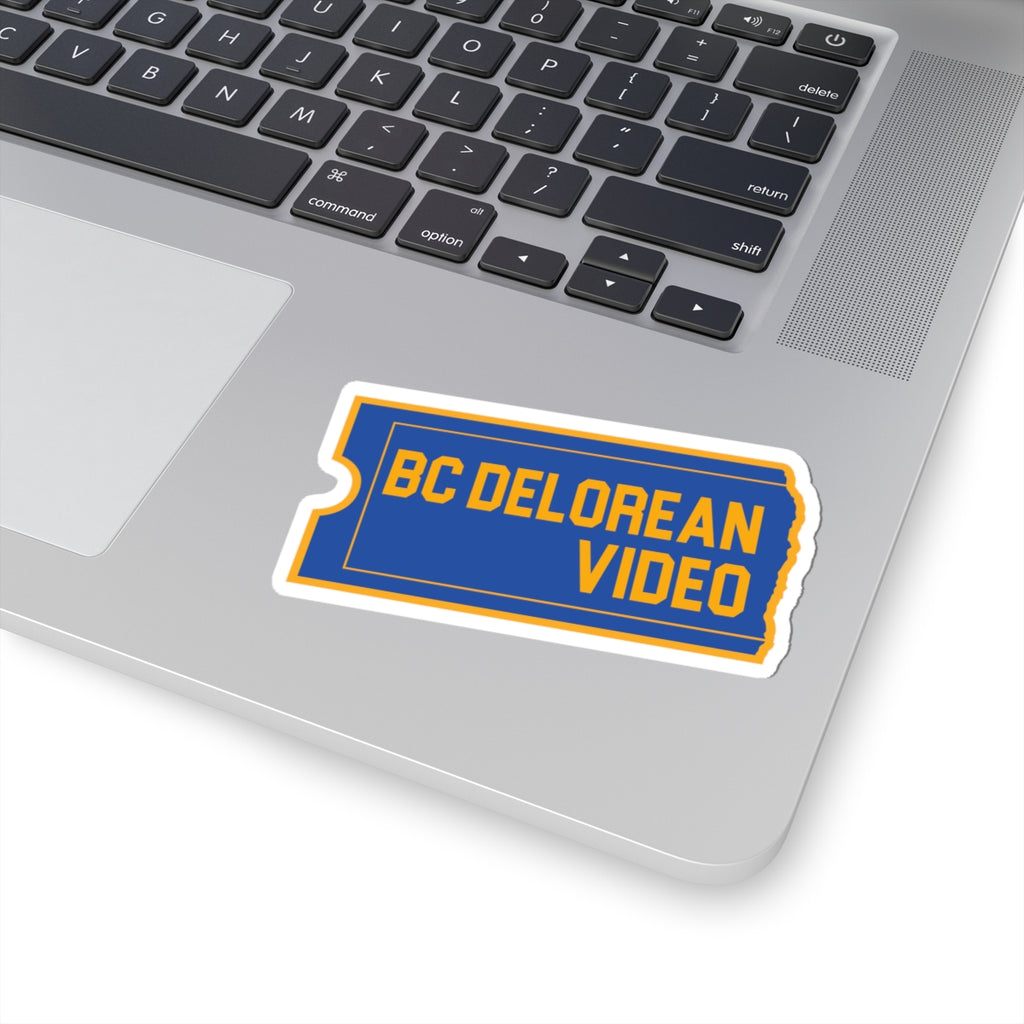 BC DeLorean Video - Kiss-Cut Stickers