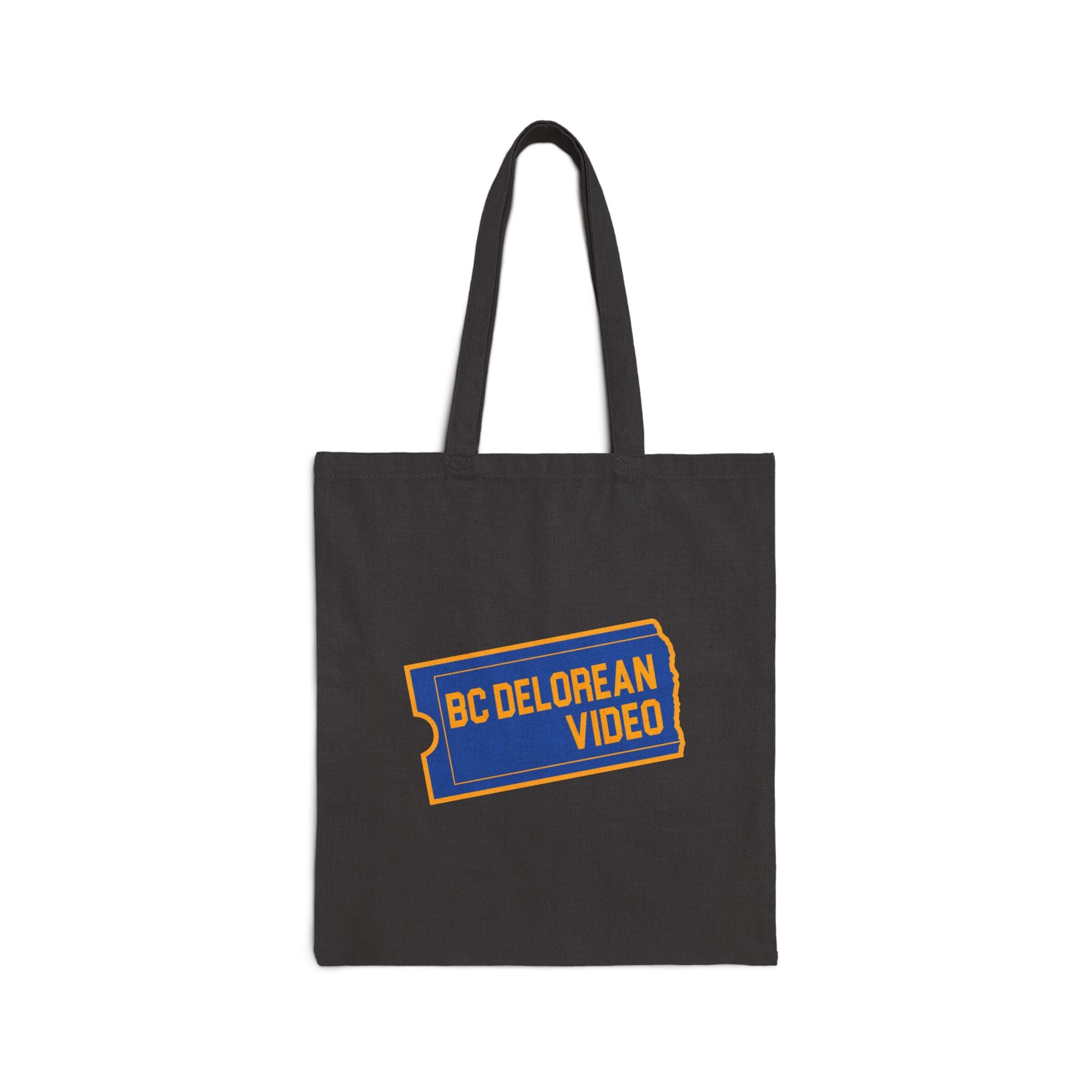 BC DeLorean Video Cotton Canvas Tote Bag
