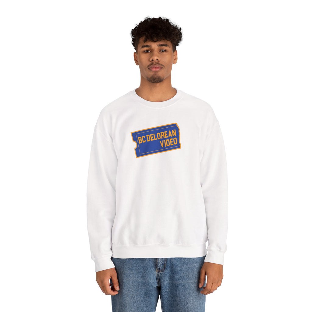 BC DeLorean Video - Unisex Heavy Blend™ Crewneck Sweatshirt