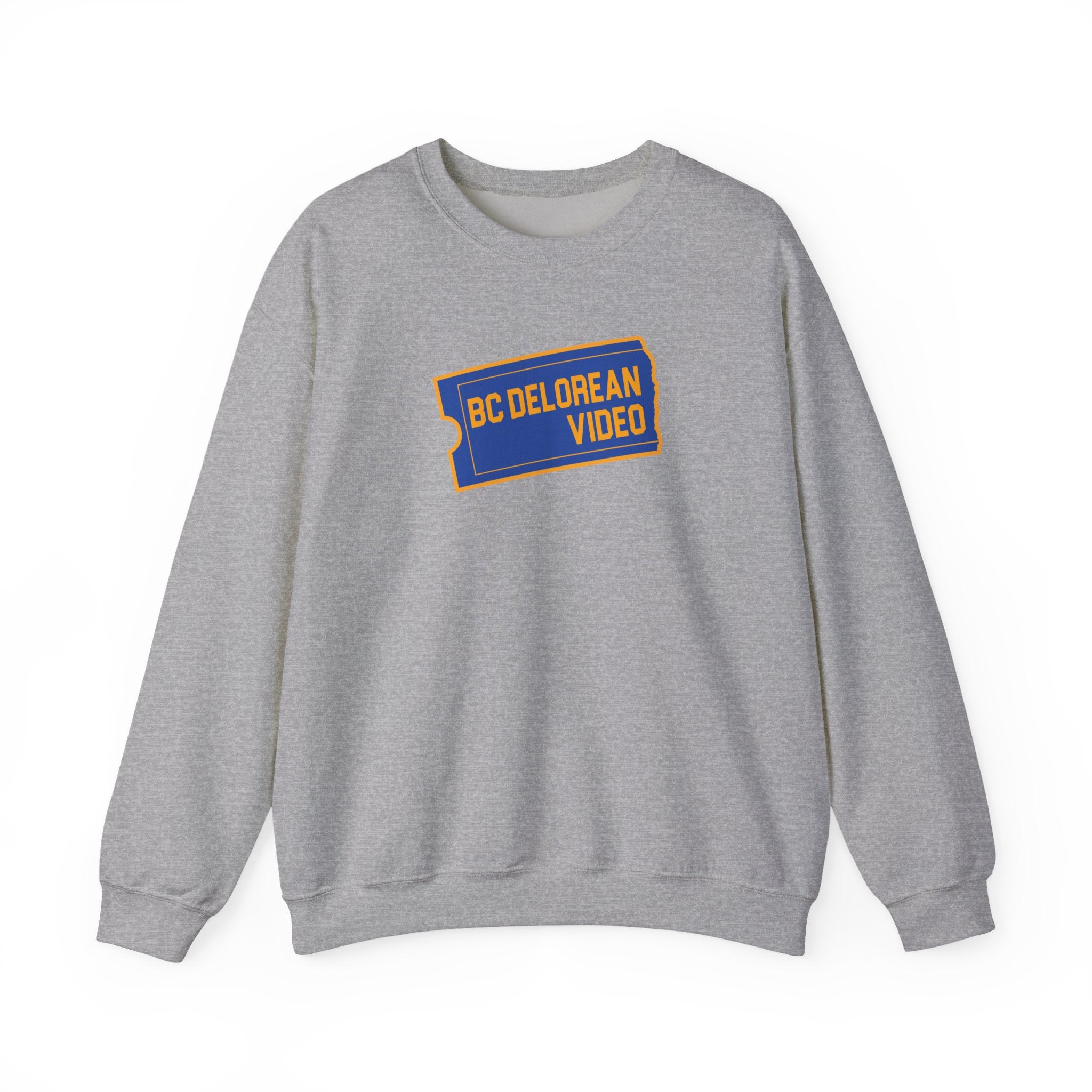 BC DeLorean Video - Unisex Heavy Blend™ Crewneck Sweatshirt