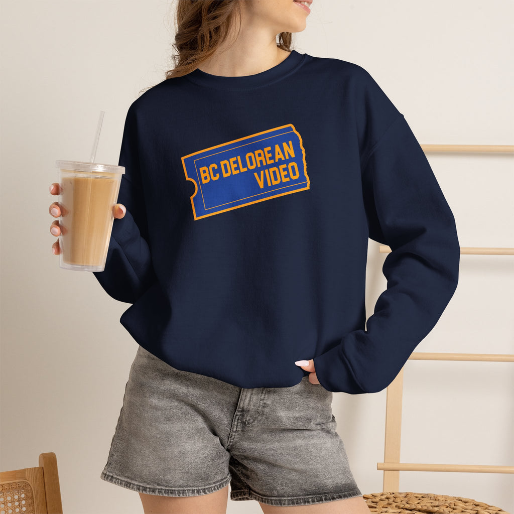 BC DeLorean Video - Unisex Heavy Blend™ Crewneck Sweatshirt