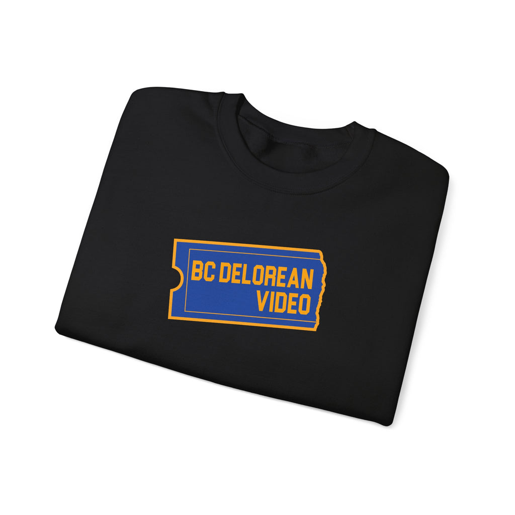 BC DeLorean Video - Unisex Heavy Blend™ Crewneck Sweatshirt