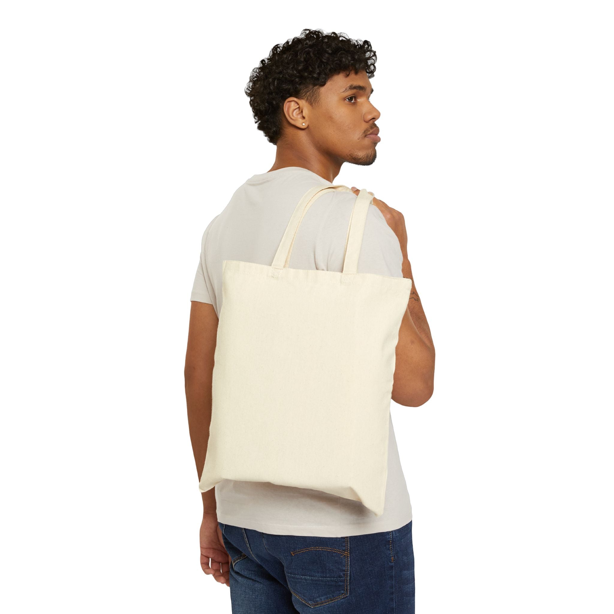 BC DeLorean Video Cotton Canvas Tote Bag