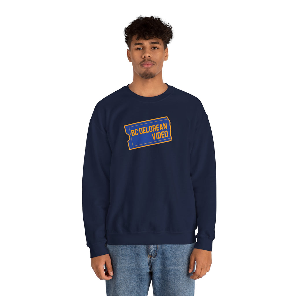 BC DeLorean Video - Unisex Heavy Blend™ Crewneck Sweatshirt