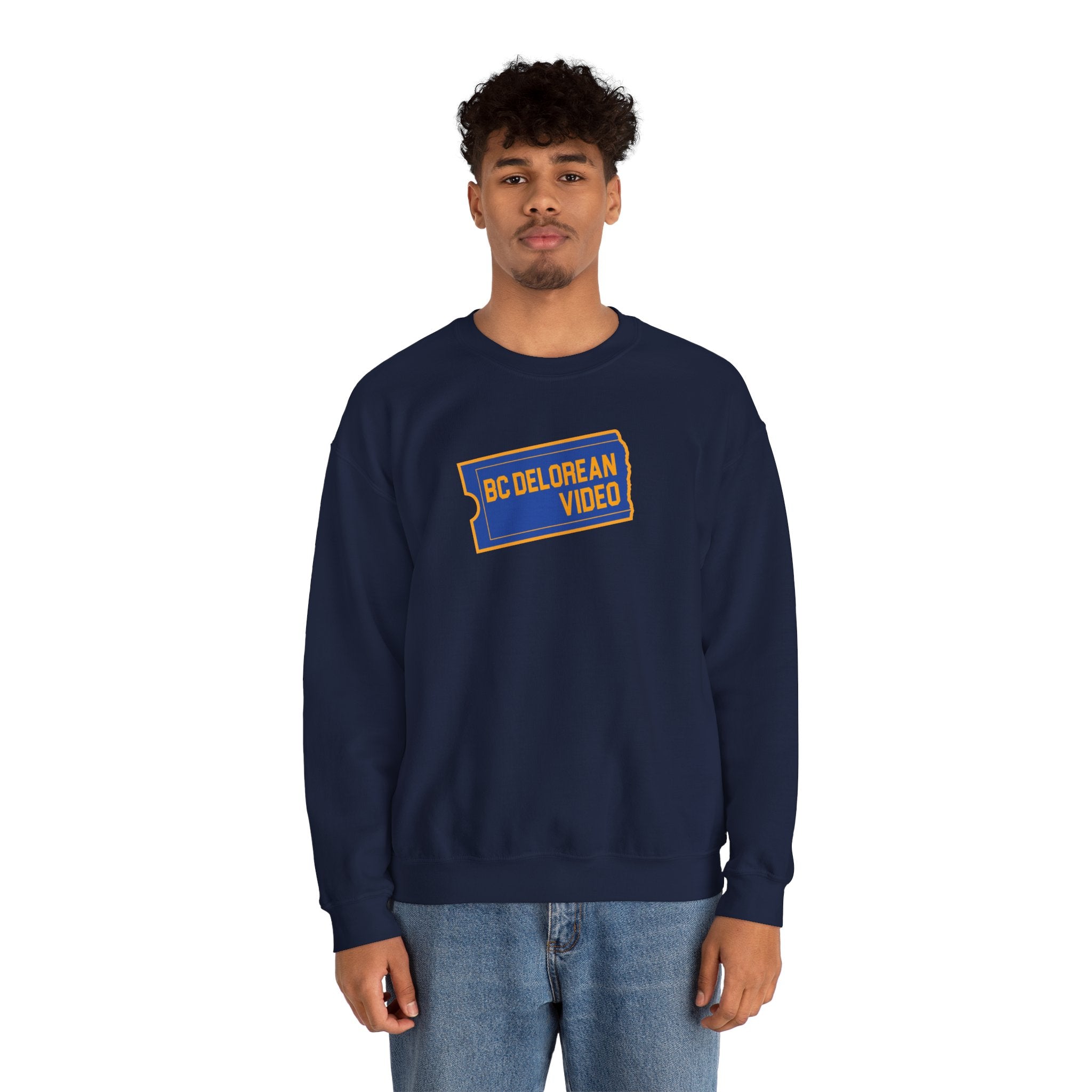 BC DeLorean Video - Unisex Heavy Blend™ Crewneck Sweatshirt