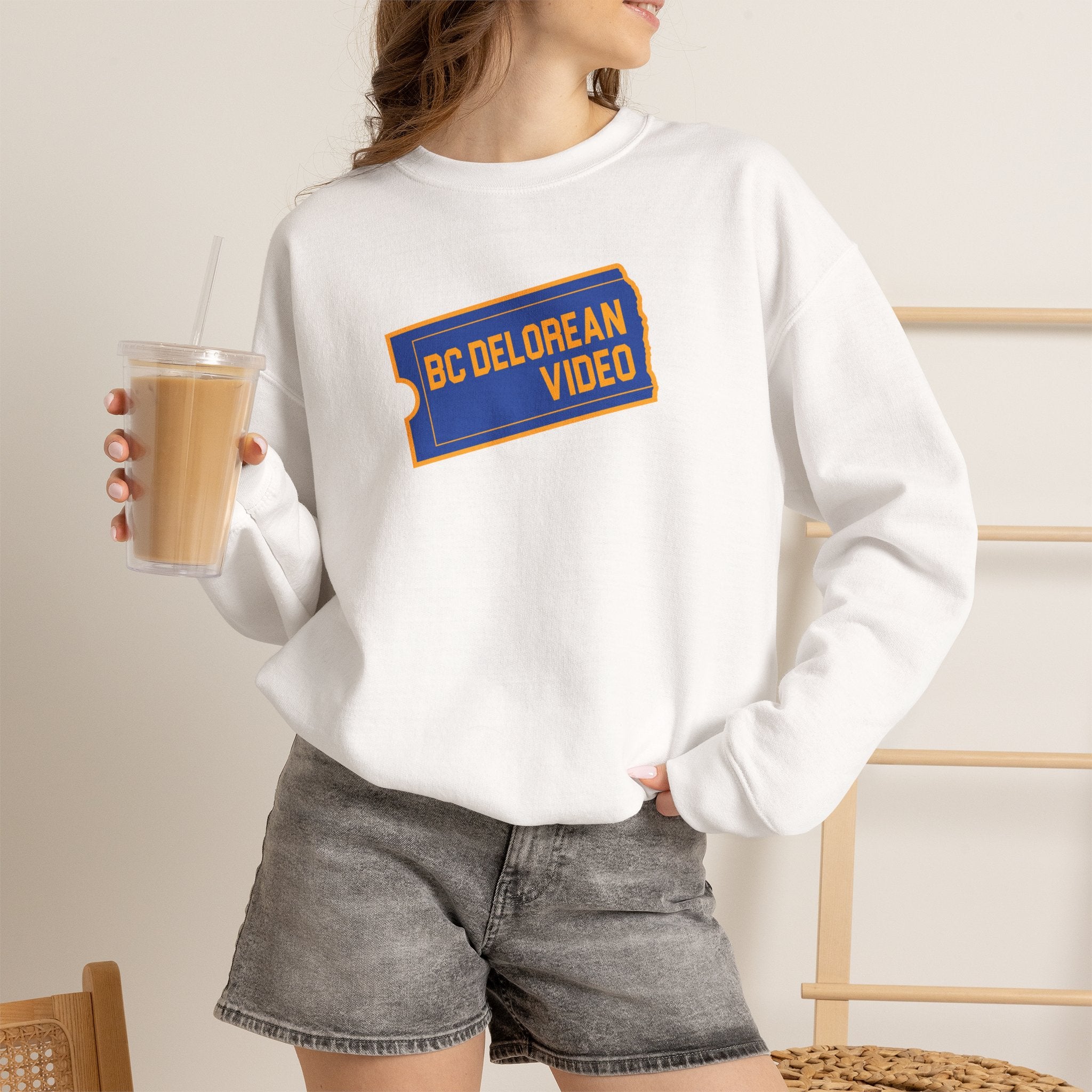 BC DeLorean Video - Unisex Heavy Blend™ Crewneck Sweatshirt