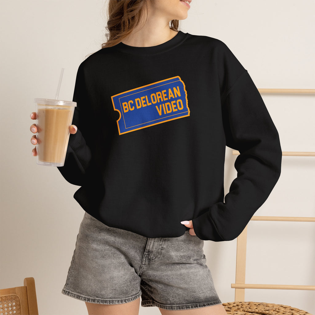 BC DeLorean Video - Unisex Heavy Blend™ Crewneck Sweatshirt