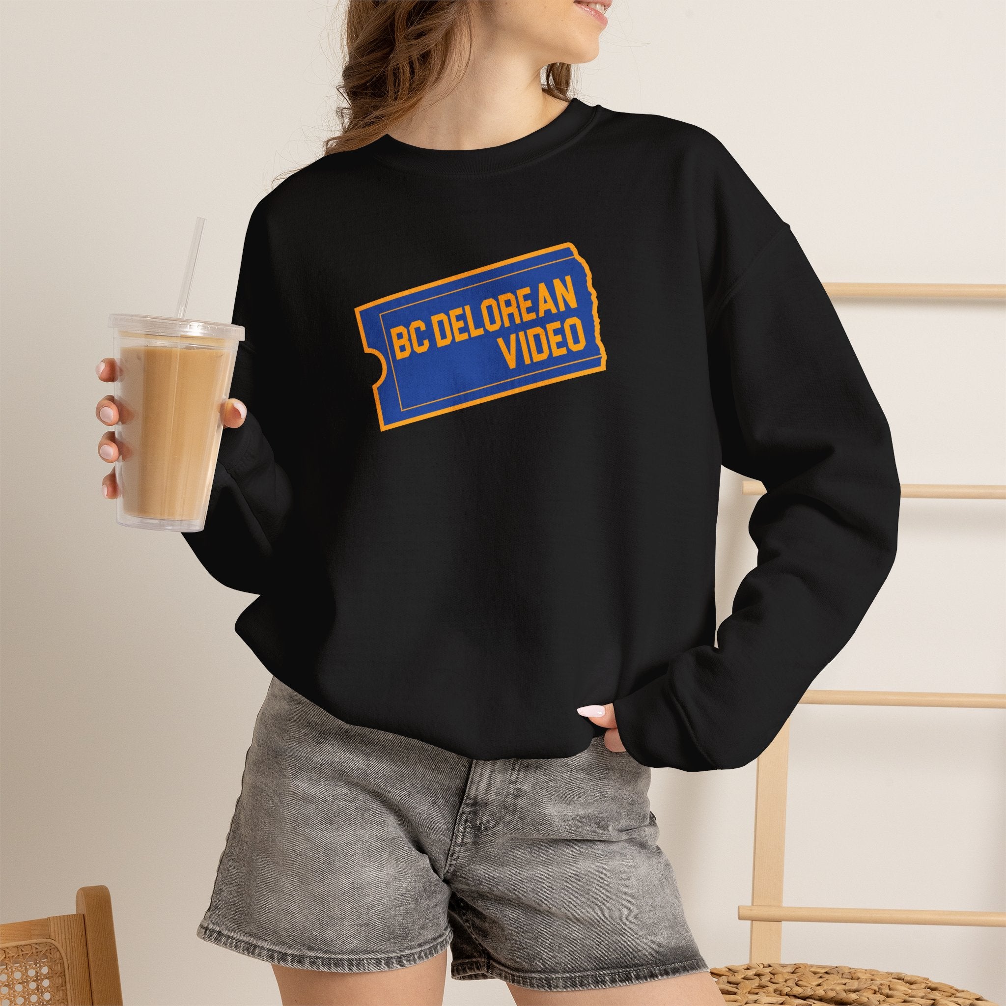 BC DeLorean Video - Unisex Heavy Blend™ Crewneck Sweatshirt